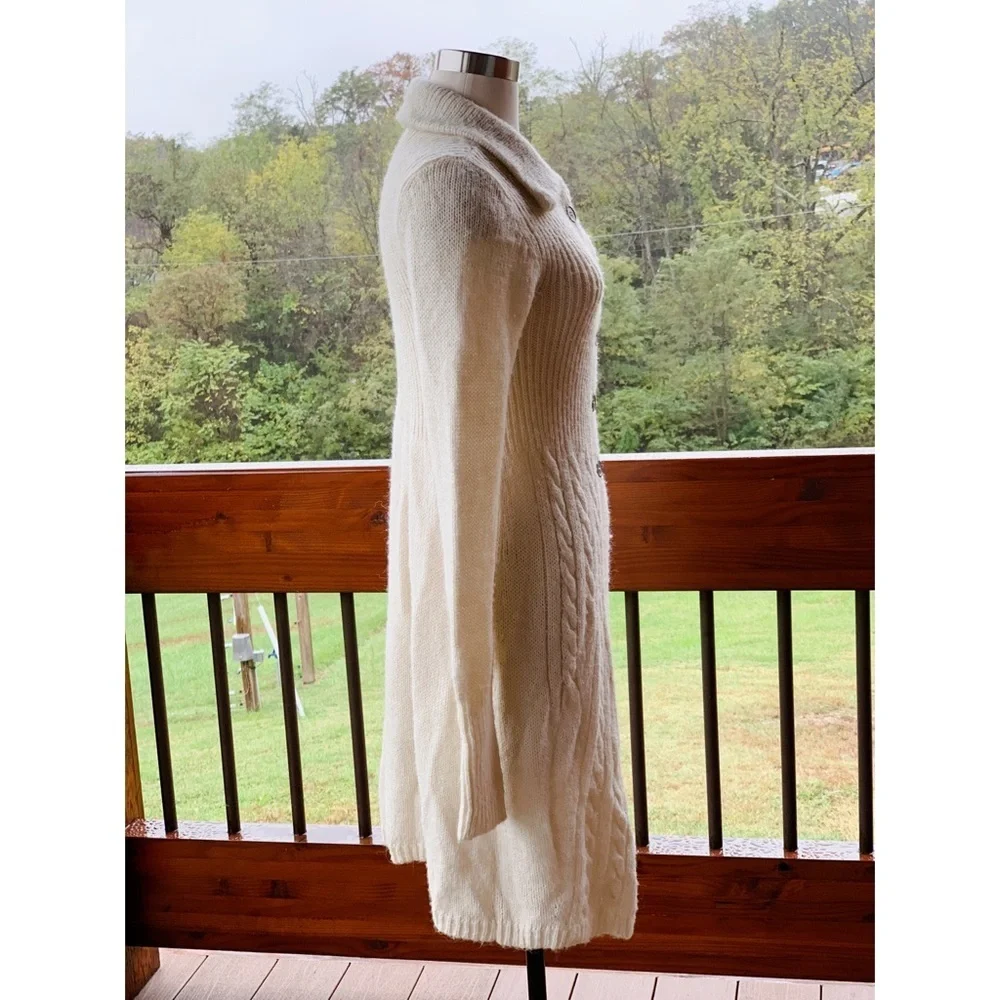 Women's Cream Cardigan Sweater